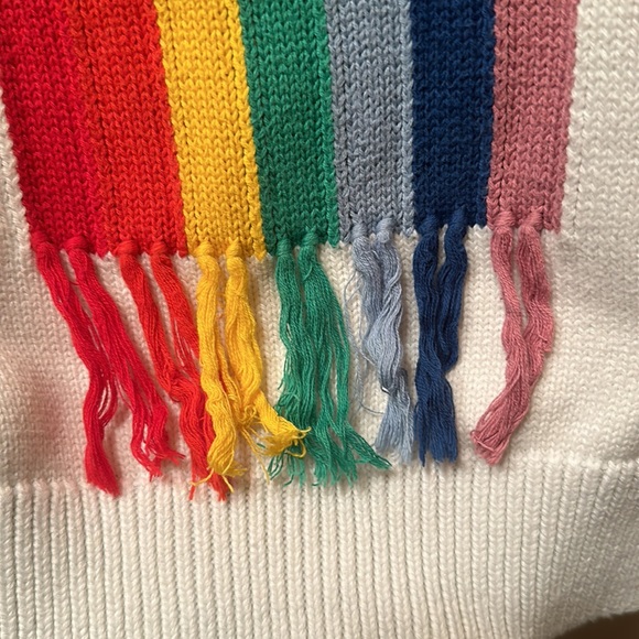 Stella McCartney Girl Rainbow Sweater Size 6 - Picture 3 of 6